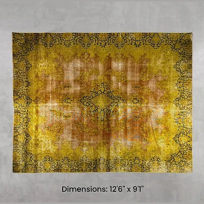 Namaste Rug - Yellow 12'6" x 9'1"