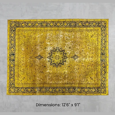 Namaste Rug - Gold 12'6" x 9'1"