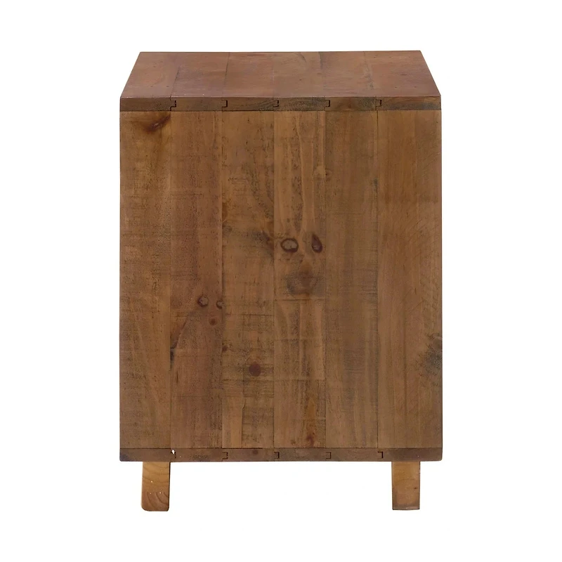 Dovian Nightstand - Dark Driftwood