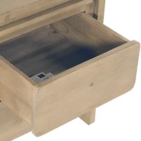 Fremont 2 Drawer Nightstand - Scrubbed Teak