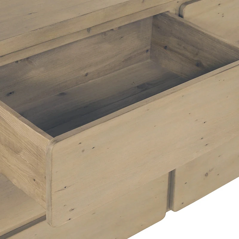 Fremont 6 Drawer Dresser - Scrubbed Teak