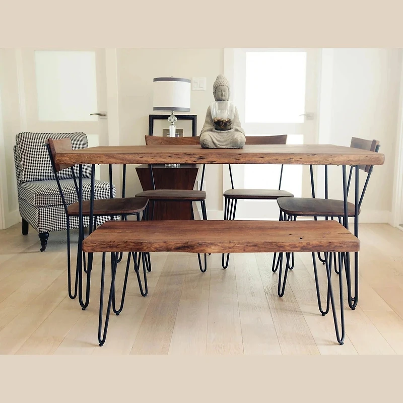 Torvis Bench - Matte Brown