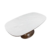 Daphne Dining Table with Crystal Stone Top
