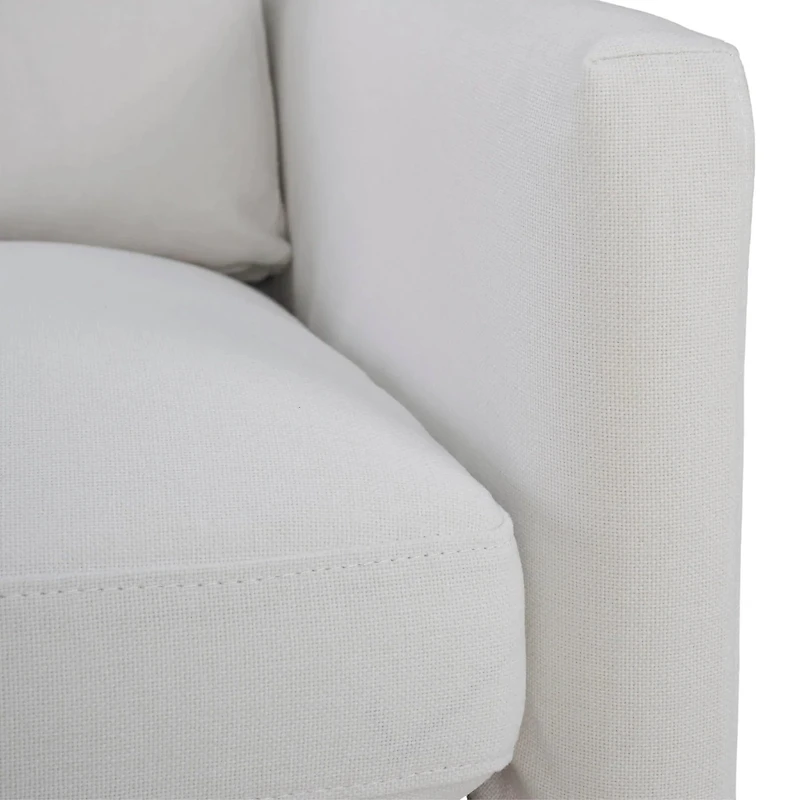 Torwyn Club Chair - White Linen