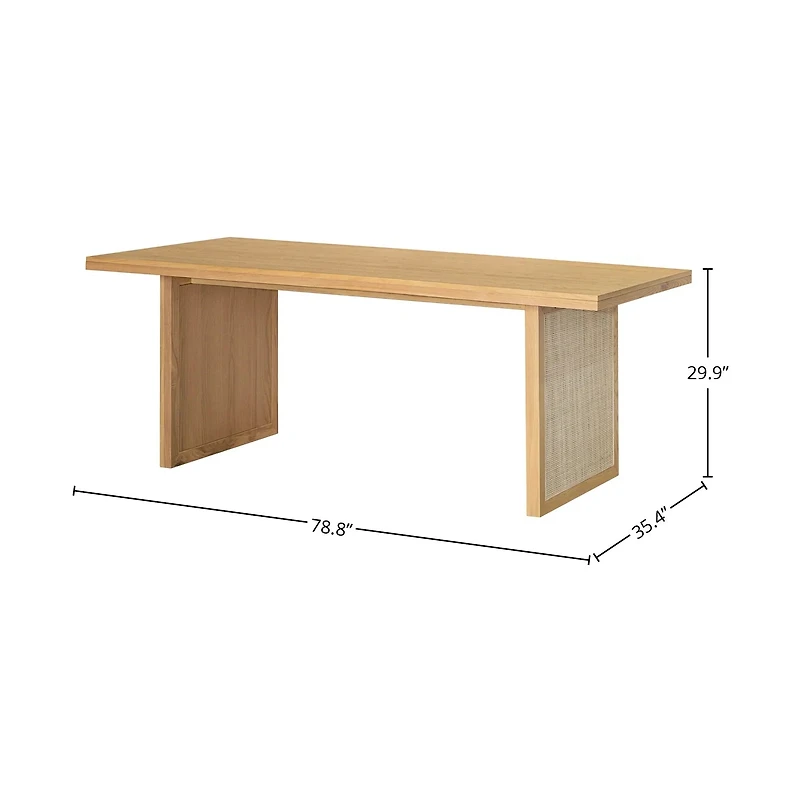 Lenver Dining Table - Natural