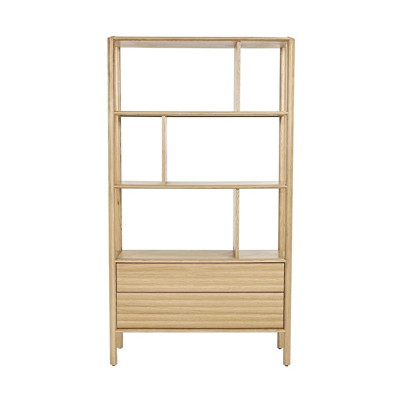 Kevara Bookcase - Light Oak