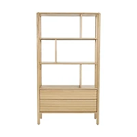 Kevara Bookcase - Light Oak