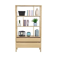 Kevara Bookcase - Light Oak