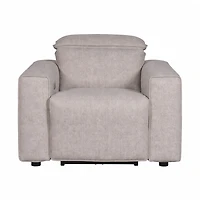 Regis Power Reclining Chair - Light Brown