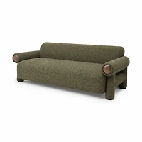 Ronan Upholstered Sofa – Deep Olive Green