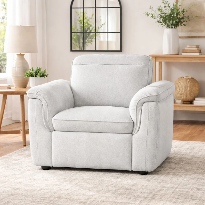 Rosa Power Recliner Chair with Adjustable Headrest - Dove
