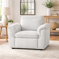 Rosa Power Recliner Chair with Adjustable Headrest - Dove