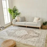 Nairobi Beige Medallion Rug – 5x8