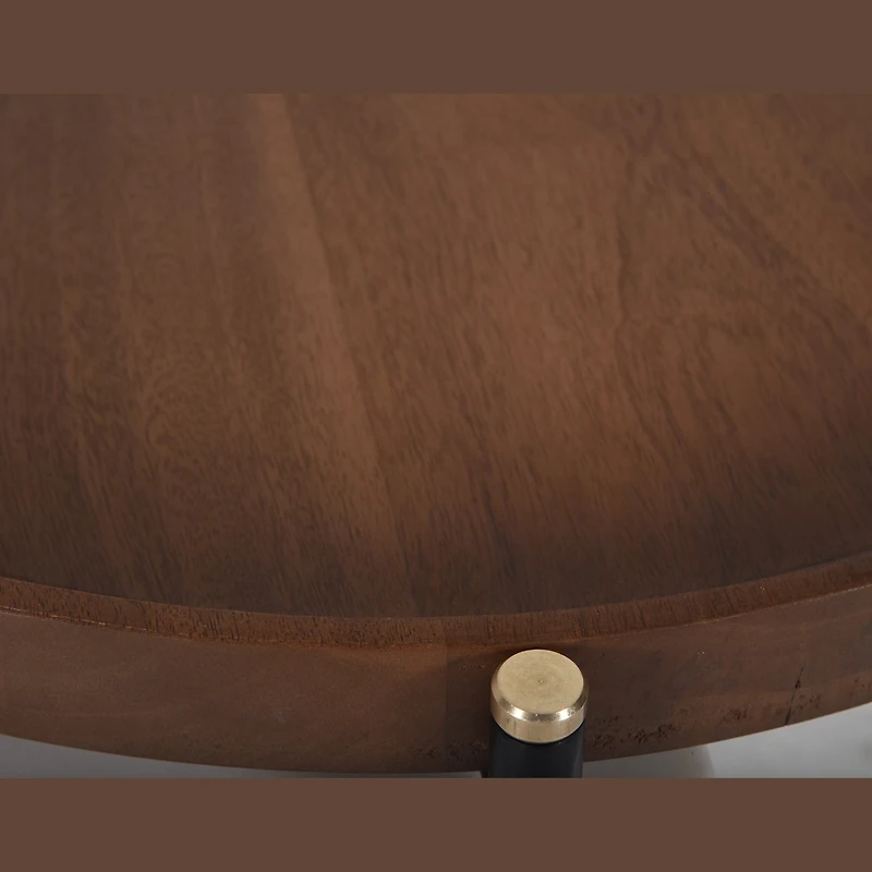 Kobbo Metal Mango Wooden Coffee Table
