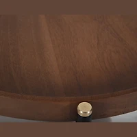 Kobbo Metal Mango Wooden Coffee Table