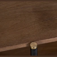 Kobbo Metal Mango Wooden Coffee Table