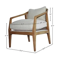 Gravora Club Chair - Sand Boucle