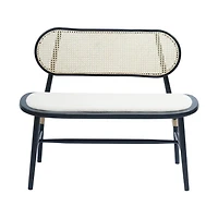 Yarven Small Bench - Black