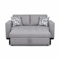 Sloane Pull-Out Sleeper Loveseat with 2 Toss Pillows
