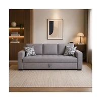 Sloane Pull-Out Sleeper Sofa with 2 Toss Pillows