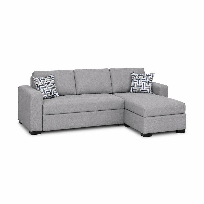 Sloane 2-Piece Pull Out Sleeper Sectional - Right Chaise