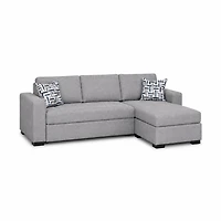 Sloane 2-Piece Pull Out Sleeper Sectional - Right Chaise