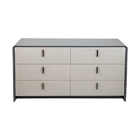 Sofia 6 Drawer Two Tone Dresser