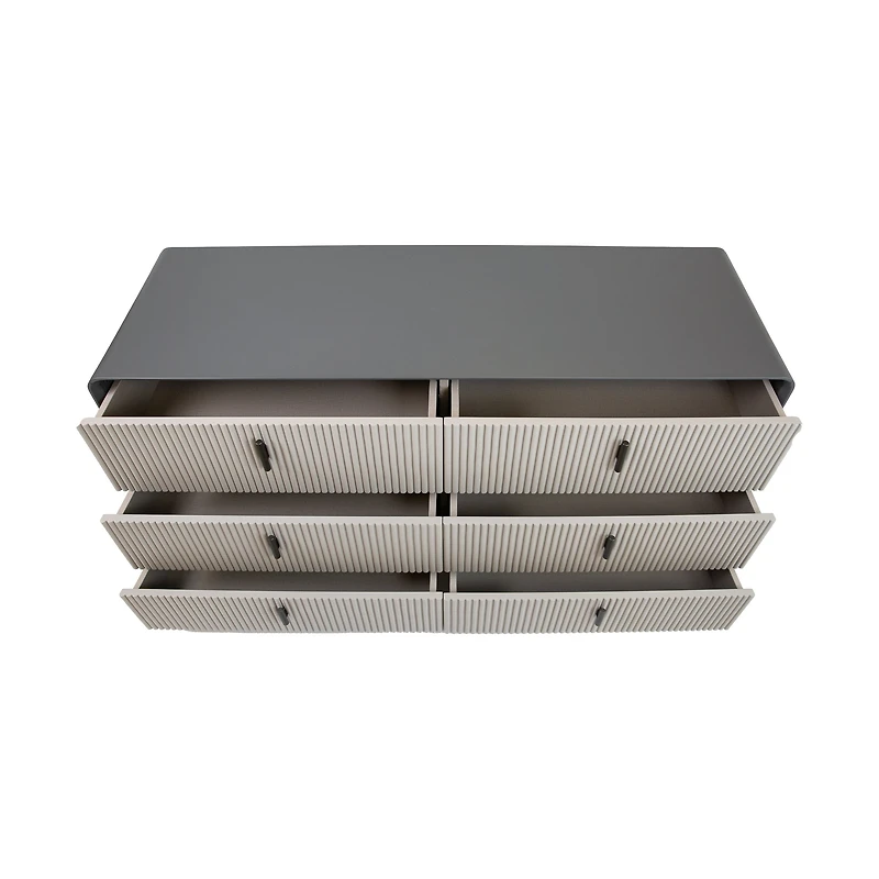 Sofia 6 Drawer Two Tone Dresser