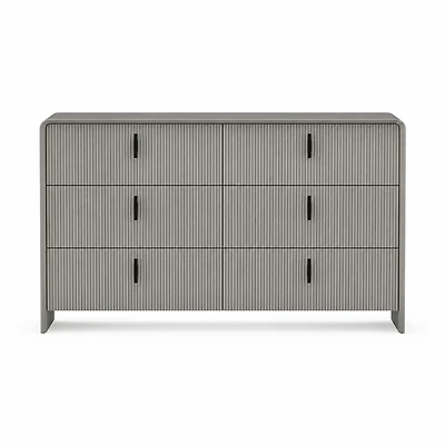 Sofia 6 Drawer Dresser - Beige