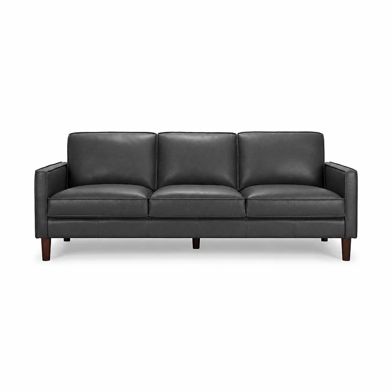 Soria Top-Grain Leather Sofa – Night