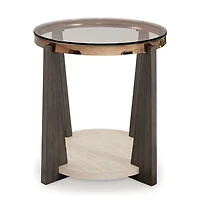 Frazwa Round End Table
