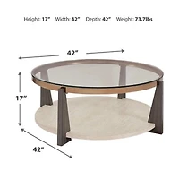 Frazwa Round Cocktail Table