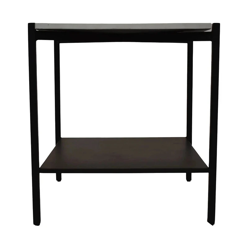 Cindale Side Table - White Mosaic