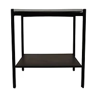 Cindale Side Table - White Mosaic