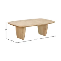 Tonic Coffee Table - Biscotti Oak