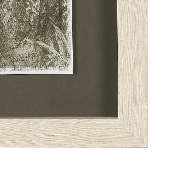 Tropical Coast (Set of 3) Framed Artwork Matted under Glass