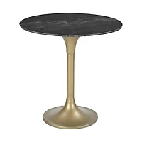 Casson Bistro Table - Italian Black Marble