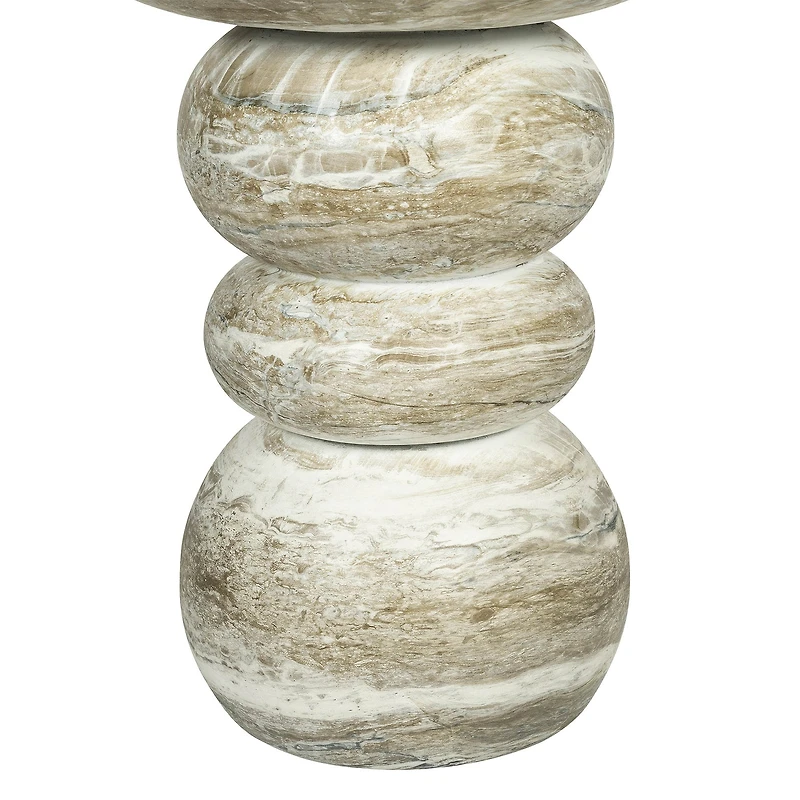 Temple Side Table - Grey Mist