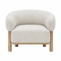 Veda Accent Chair – Solid Wood Frame
