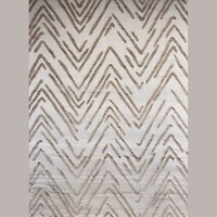 Aspen Beige Chevron Modern Rug