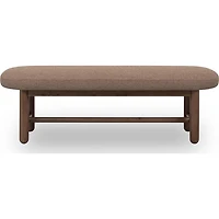 Astor Oval Upholstered Dining Bench