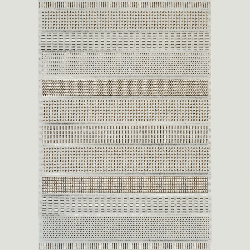 Aurora Beige Modern Rug