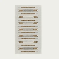 Aurora Beige Modern Rug – Arrow Stripe Design
