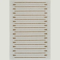 Aurora Beige Modern Rug – Arrow Stripe Design