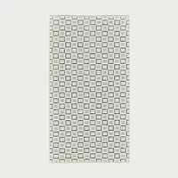 Aurora Cream Modern Rug – Textured Grid Pattern