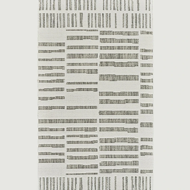 Aurora Cream Modern Rug – Abstract Linear Design