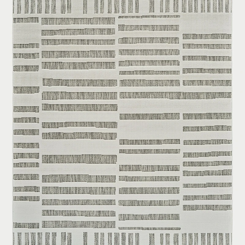 Aurora Cream Modern Rug – Abstract Linear Design