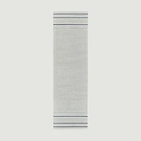 Aurora Cream Modern Rug – Navy Accent Stripe Design