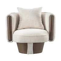 Aylin Curved Accent Chair