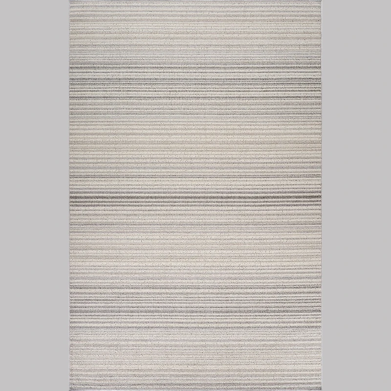 Bali Modern Striped Cream Area Rug